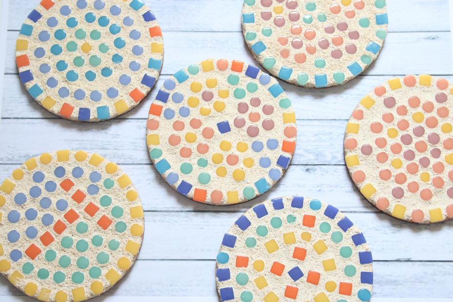 Mosaic Coaster Party Pack Round